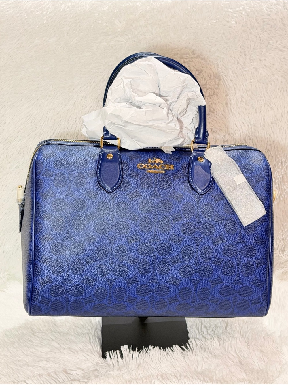 Coach Rowan Large Satchel Bag
In Signature Canvas with Gold hardware NWT